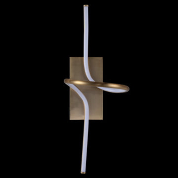 Sketch 9" Minimalist Metal Integrated LED Vanity Light Sconce - JONATHAN Y